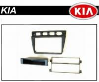 Переходная рамка с карманом со штатной магнитолы на стандартную 1 DIN для автомобилей Kia Picanto от 2005 года.